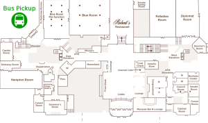 Omni Floorplan Showing Bus Pickup Location