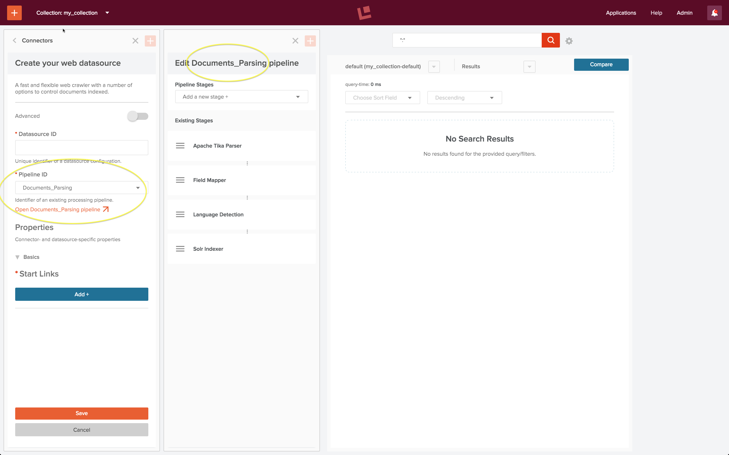 indexing controls