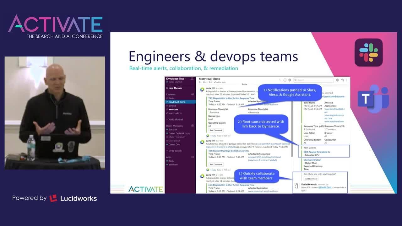 Virtual Assistants Dynatrace talk Activate 2019